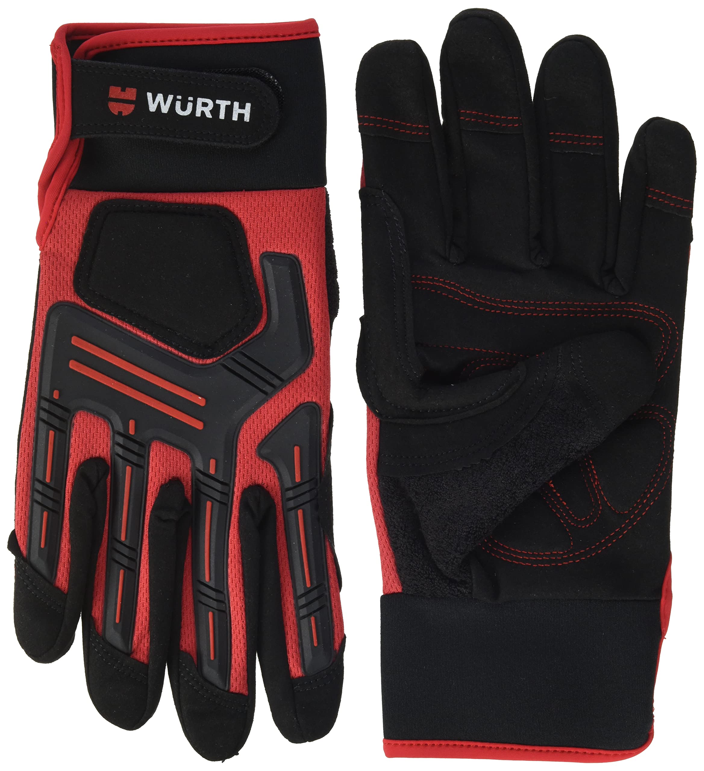 Wurth 899400750 Guanto Taglia, Black, Größe 10