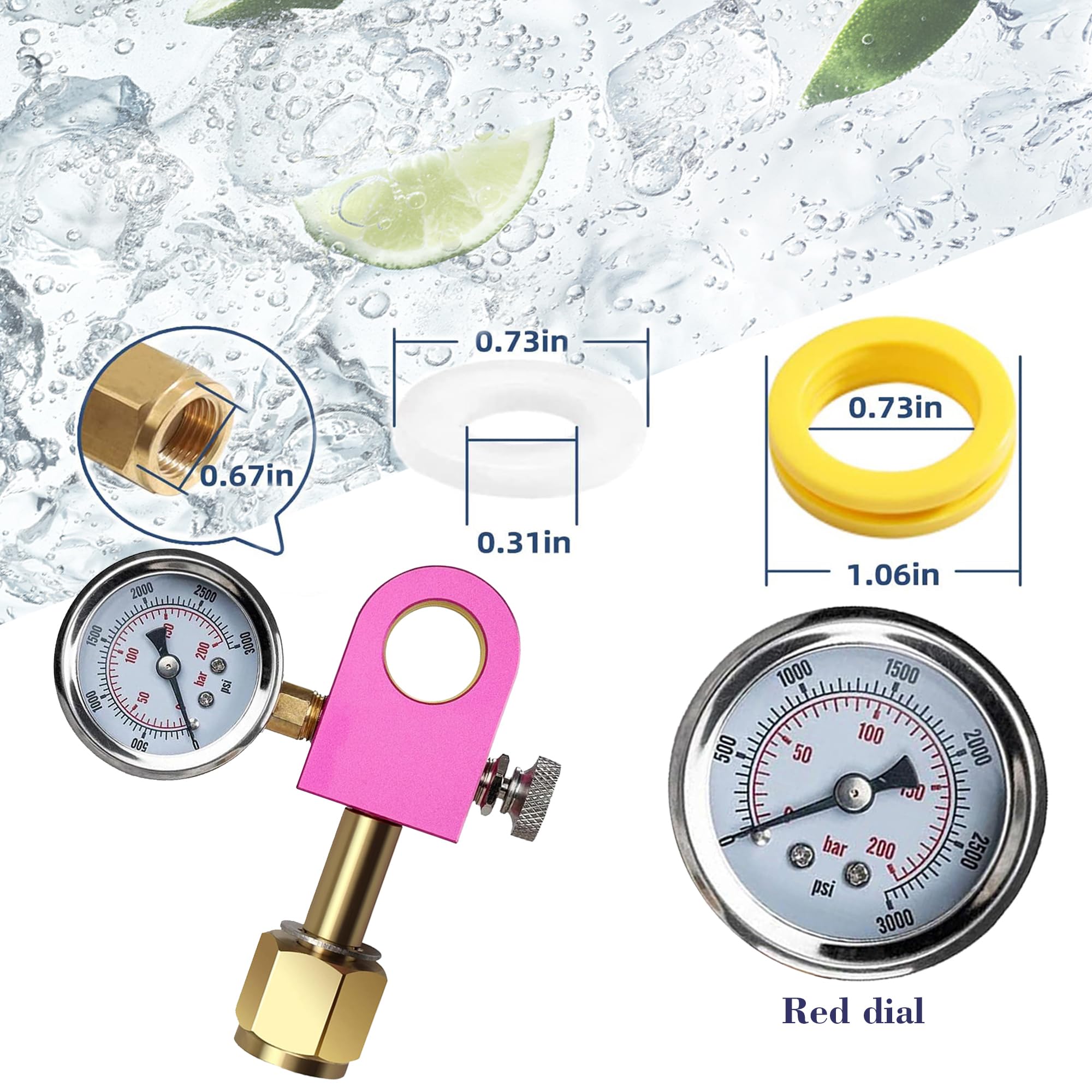 CGA320 New version CO2 refill Adapter,Soda Carbonator Refill Adapter-quick adapter Compatible with DUO Terra Art soda Cylinder