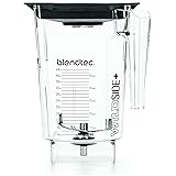 Blendtec 40-630-62 Clear WildSide+ Jar with Black Hard Lid