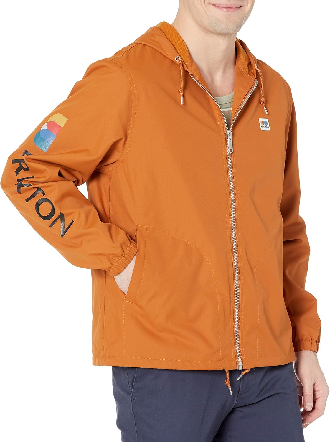 Brixton mens Claxton Alton Zip Hood Jkt: Clothing