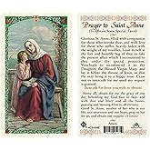San Francis Imports Prayer to Saint Anne Laminated Holy Card
