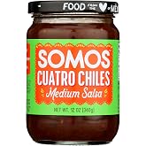 Somos, Cuatro Chiles Salsa, 12 Ounce