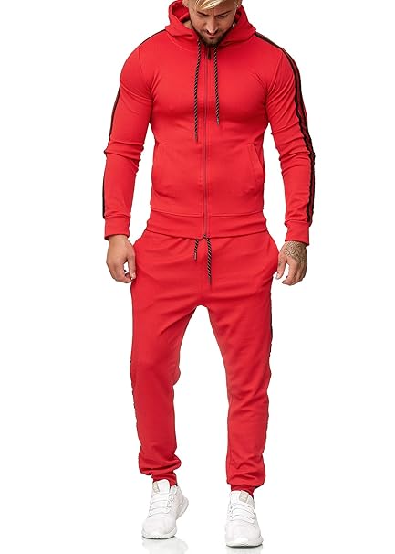 OneRedox Herren Jogginganzug Sportanzug Modell 1004
