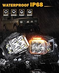 Auxbeam 4 Inch LED Pod Light, 92W V-MAX Series
