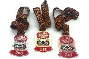 Valchemist Chili Cook Off Premium Award Trophy Medal