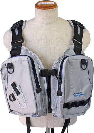 Amazon ゲームフローティングベスト Nf 2210 グレー ネイビー エクセル エクセル Excel ライフジャケット フローティングベスト