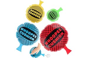 ANZUSY 4Pcs Whoopie Cushions, 4 Different Sizes Woopie Cushions, Classic Whoopee Cushion Goodie Bag Stuffers, Woopy Cushion Fart Bag for Boys and Girls, Party Favors and Prank Gag White Elephant Gifts