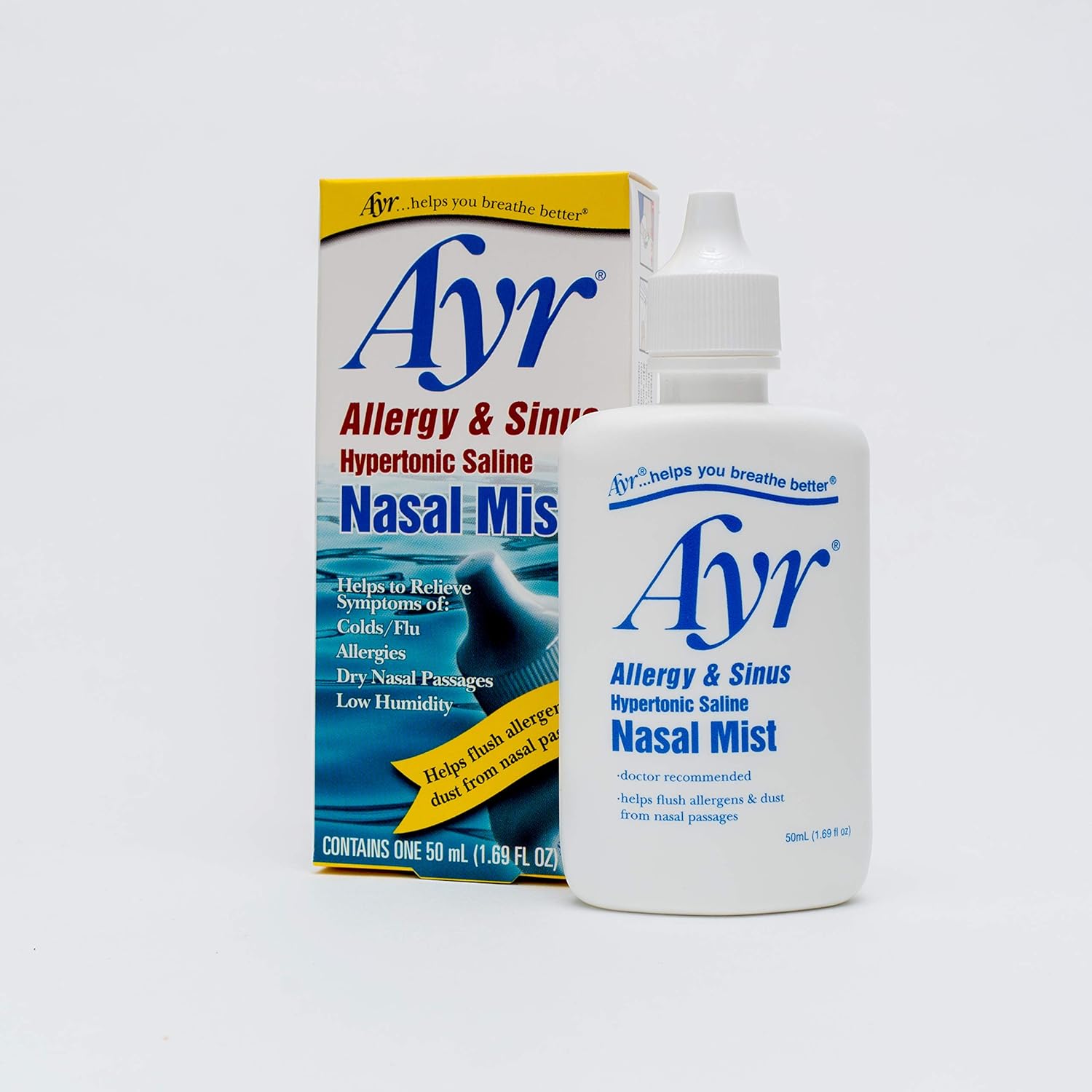 Ayr Allergy & Sinus Hypertonic Saline Nasal Mist: Health & Personal Care