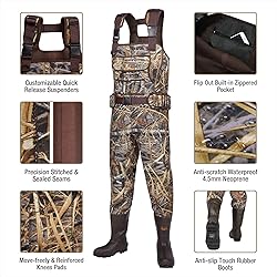 HISEA Chest Waders for Men, Neoprene Hunting Waders