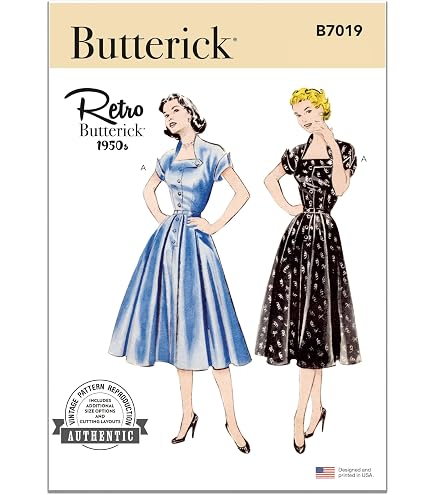 Patron Butterick Robe Femme #B6809A5 Taille 32-40 Patron Butterick Robe Femme #B6809A5 Taille 32-40
