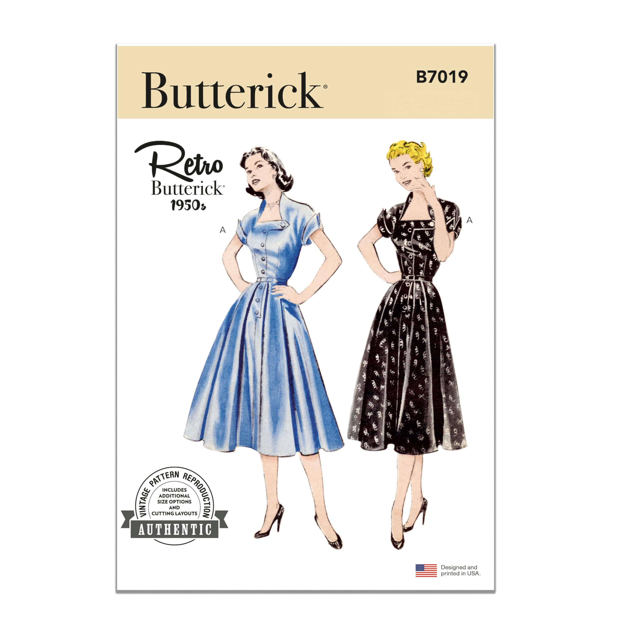BUTTERICK Sewing Pattern B7019K5 Misses' Dress K5 (8-10-12-14-16)