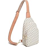 INICAT Crossbody Sling Bags Fanny Packs Leather Purses Chest Bag for Women