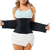 LadySlim REAL COLOMBIAN Waist Trainer Sweat Belt for Women & Men - Triple Wrap Waist Cincher - Tummy Control Body Shaper