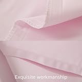 NTBAY 2 Pack Egyptian Cotton Pillowcases 50x75 cm Pink 500 Thread Count view 3
