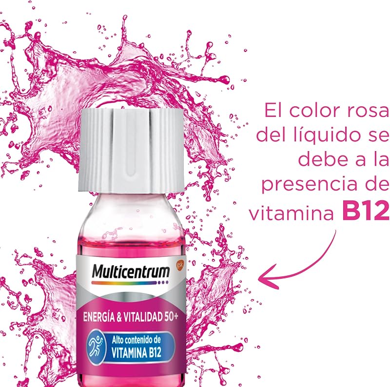 Energy & Vitality 50+, Suplemento Líquido, 30 Frascos