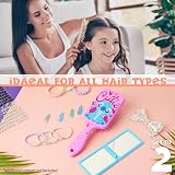 Disney Stitch Detangle Hair Brush & Compact Mirror Set for Girls Teens Women view 6