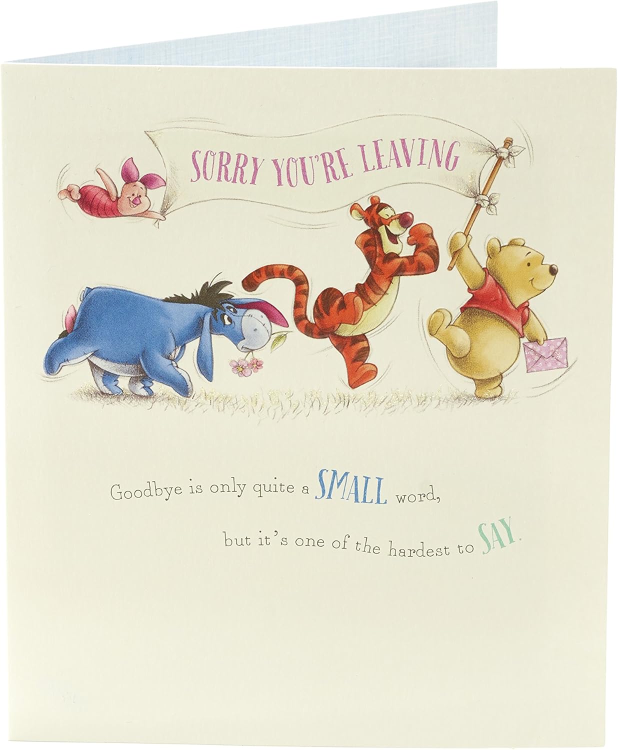 Sorry You re Leaving Card Goodbye Card Winnie The Pooh Leaving Card 