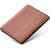 Bveyzi Ultra Slim Small RFID Wallet for Women, Leather Tiny Thin Bifold Pocket Ladies Wallet