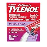 Children's Tylenol Dissolve Packs with 160 mg
