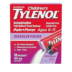 Children's Tylenol Dissolve Packs with 160 mg