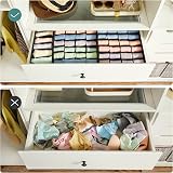 SONGMICS Set of 8 Underwear Drawer Organisers, Foldable, Ink Black RUS008B01 view 8