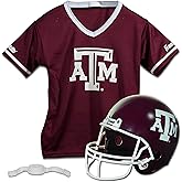 Franklin Sports NCAA Kids College Football Helmet + Jersey Sets - NCAA Team Youth Football Helmet + Uniform Costume Set