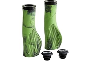 BW USA Ergo-Lock 2.0 Grips – Dual Lock-On MTB Bike Handlebar Grips - Multiple Color Options