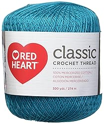 Red Heart Crochet Thread Yarn, 300