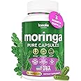 Kwala Nutrition Moringa Capsules | 3 Month Supply | Pure Moringa Powder Leaf Supplement | Green Superfood for Energy & Immunity | Non GMO, Vegan, Gluten-Free | 90 Pure Capsules