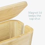Navaris Bamboo Cable Tidy Box 32x12x11 cm Cable Organizer view 4