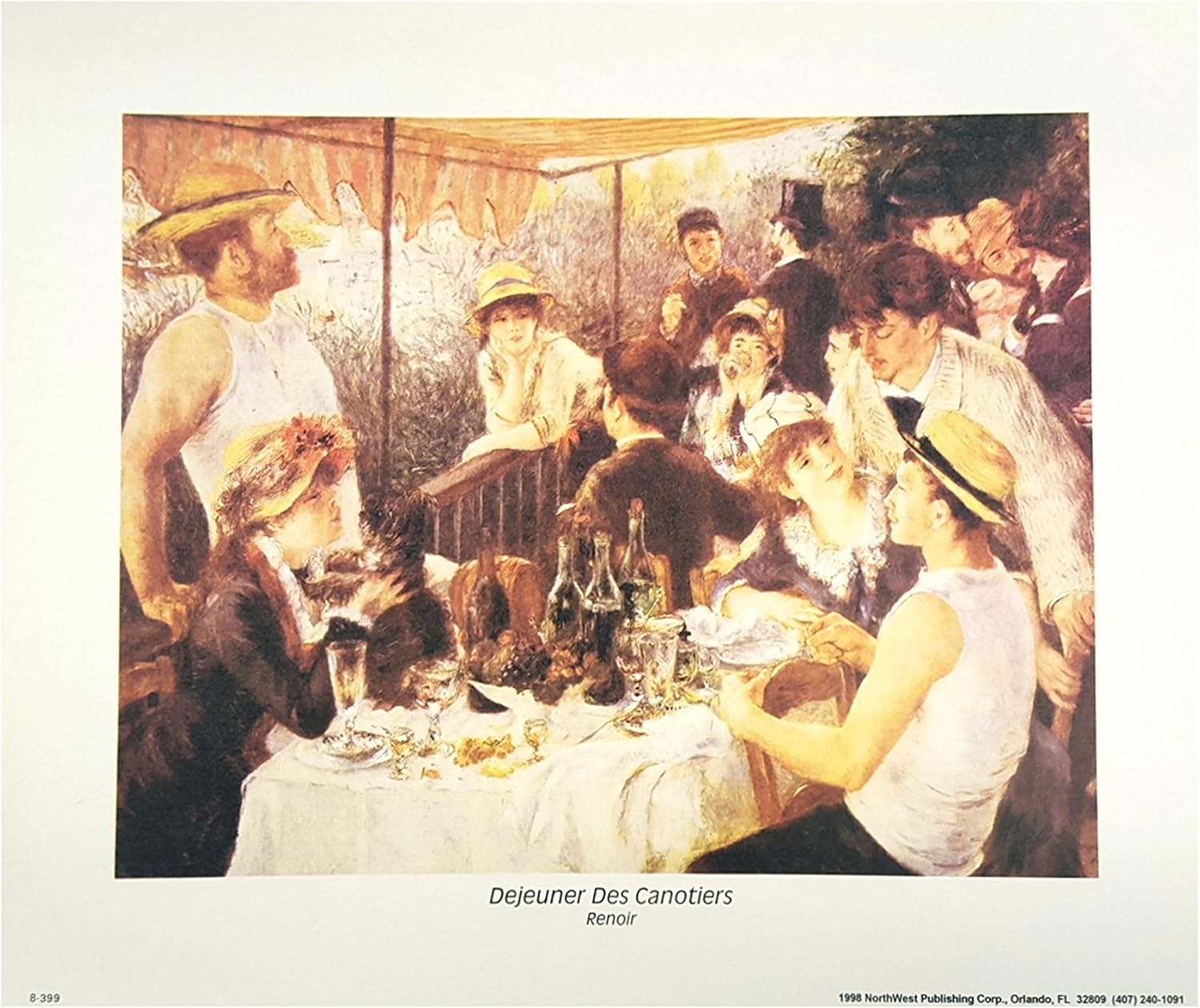 Luncheon of the Boating Party, Dejeuner Des Canotiers By