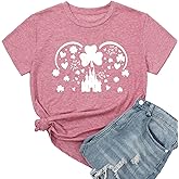 Magic Shirts for Women Cute Castle Graphic Vacation Tops