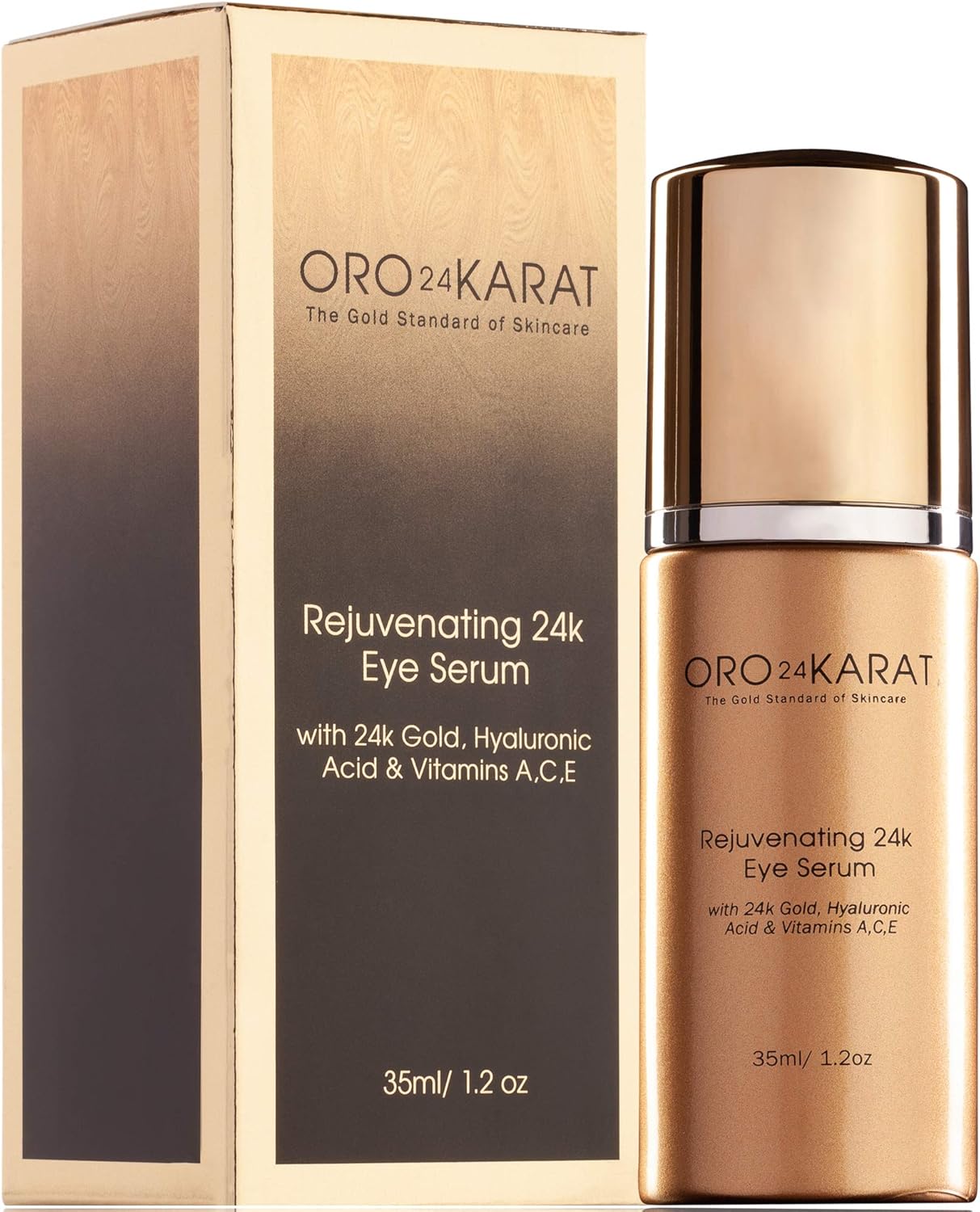 Oro24Karat Eye Serum with 24k Gold, AntiAging Formula with Vitamins