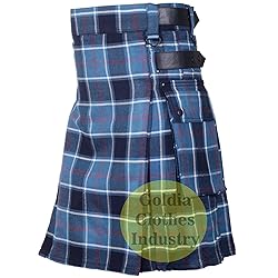 Goldia Clothes Industry Tartan Kilts l Men's