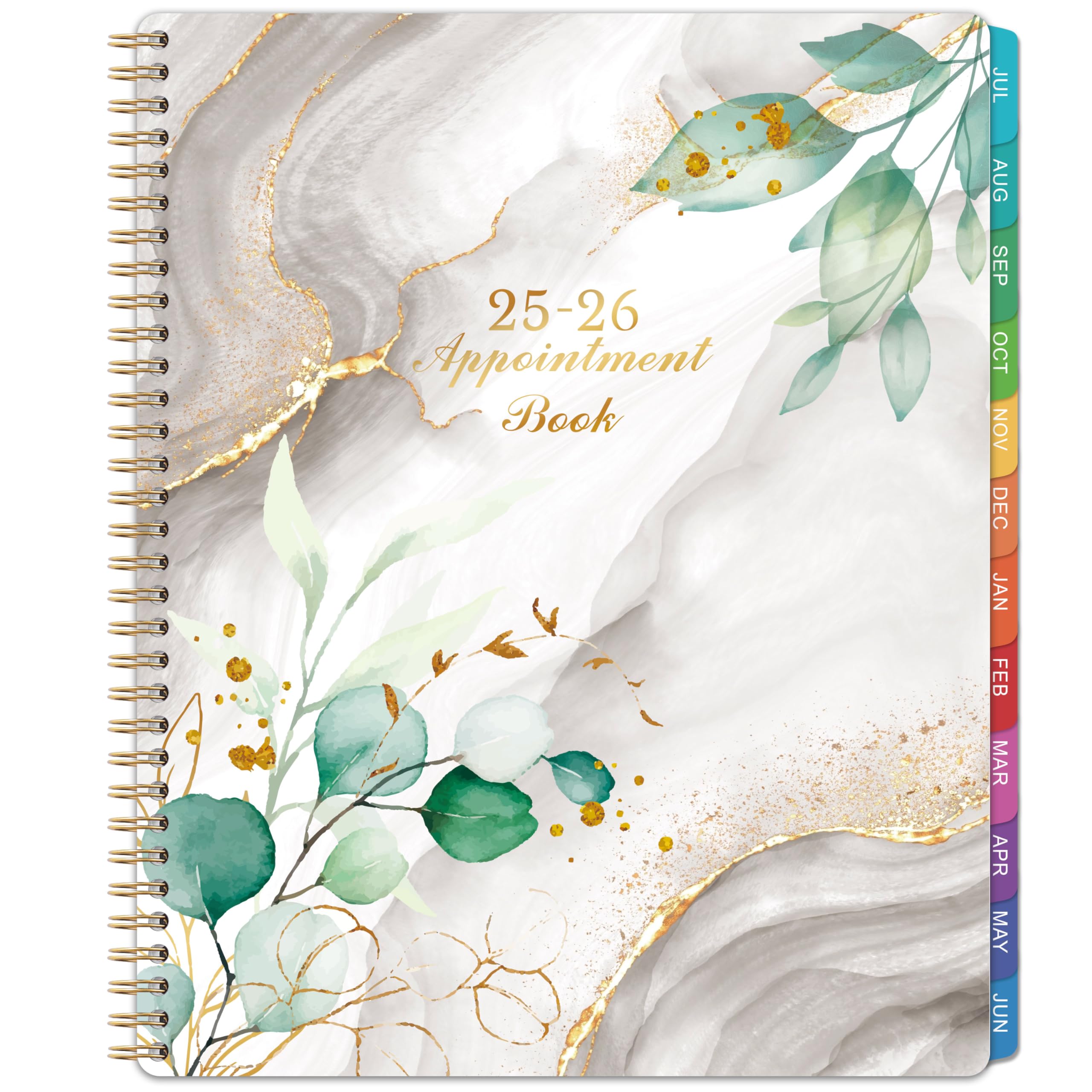 Photo 1 of Appointment Book 2025-2026 - Daily Planner 2025-2026, 8.5'' x 11'', Weekly Appointment Planner, July 2025 - June 2026, Daily Planner with 30-Minute Interval