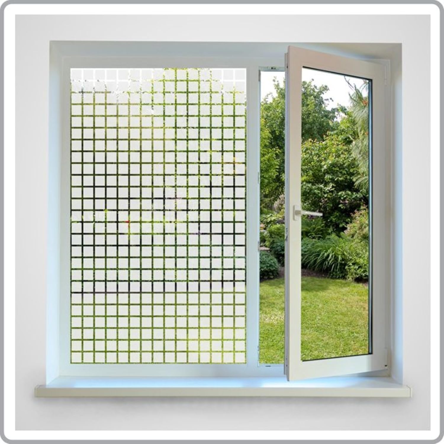Buy veldeco Frosted SelfAdhesive Vinyl Glass Window Film Stickers (120