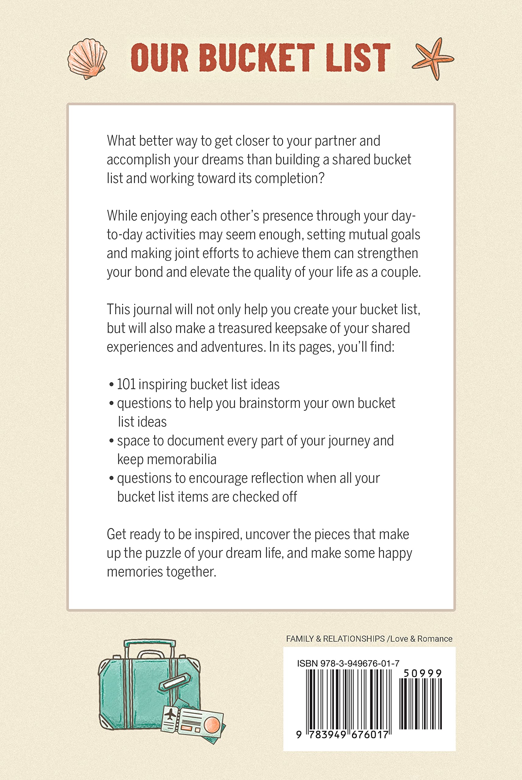Our Bucket List: A Journal for Couples: Create Your Dream Life Together and Record Your Adventures Our Bucket List: A Journal for Couples: Create Your Dream Life Together and Record Your Adventures Paperback Hardcover
