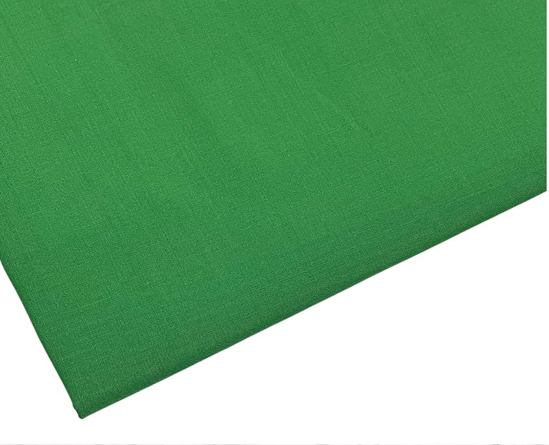M & J Plain Emerald Green Fabric 45 inch Wide 112 cm 40 Colours 3 Metre
