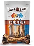 Jack&Pup 8" Pork Femur Bones for Dogs, Big Bones
