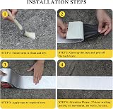 fowong Waterproof Tape Butyl Sealing Repair Tape 200mm x 5M Aluminum Foil view 7