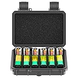 12 Slots 9V & CR2 CR123A Lithium Battery Storage