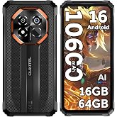 G7 Rugged Phone Unlocked Android 16, 10600mAh Battery, 6.52'' Display | 16GB+64GB ROM Rugged Smartphone, 16MP+8MP Camera Cell Phone, 4G Dual SIM Waterproof Phone, IP68/IP69K/Fingerprint/Face ID/GPS