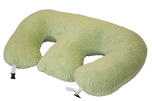TWIN Z Breastfeeding Pillow - LIME GREEN - The Premium and Best For Two Little Angels