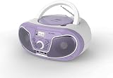 Roxel RCD-S70BT Portable Boombox CD Player with Remote Purple view 2