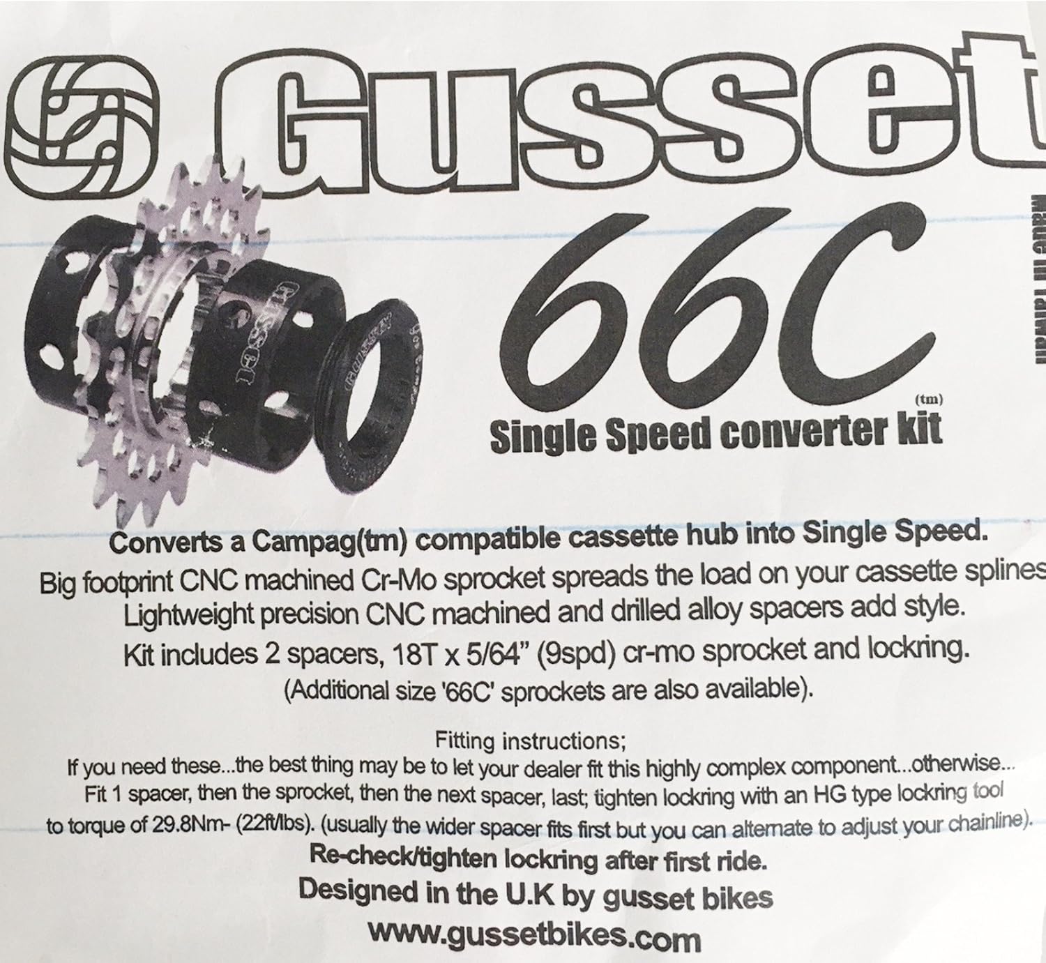 campagnolo single speed conversion kit