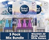Perfect Scents 3 Scents Air Freshener Refill Pack for 3volution Mystic Japan