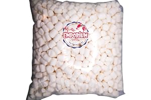 EMPORIUM CANDY TASTY TREATS FOR THE TUMMY Mini Vanilla Marshmallows - 2 lbs of Delicious Fresh Bulk Fluffy White Marshmallows