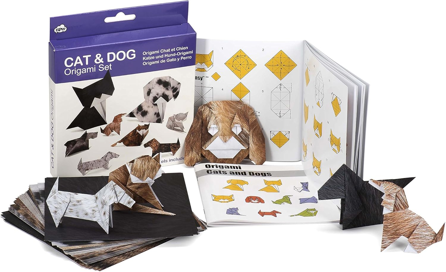 Npw Np32024 Origami Kit Cat Dog