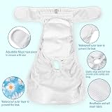 Pet Soft Washable Dog Nappies Female 3Pack XS Incontinence Period Pants view 3