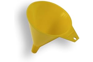 WIRTHCO Funnel King 32833 8 Oz Polyethylene Economy Funnel-Yellow, Multi